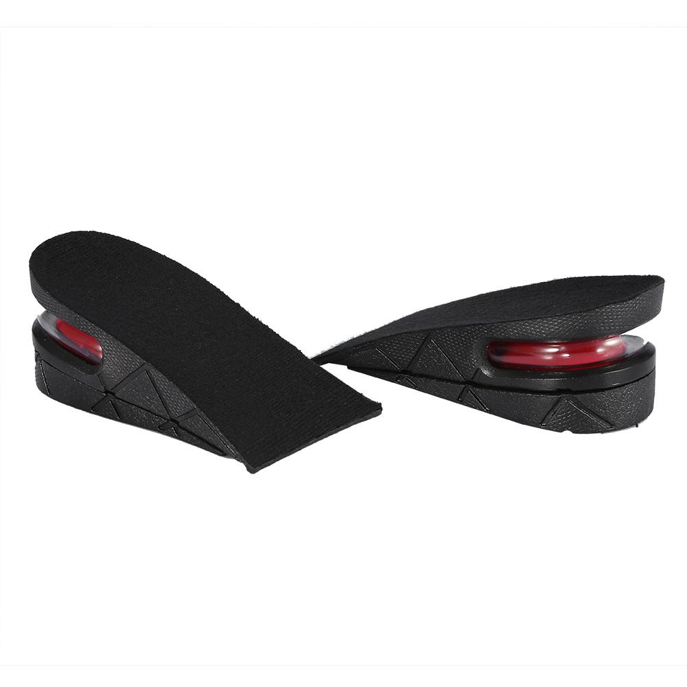1 Pair Men Women Half Lift Height Increase Insoles 5cm Invisible Shoes Heel Taller Pads