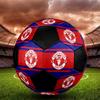Manchester United Soccer Ball Colorful All Ages Machine Stitched PVC Competition Ready Durable High-Bounce.SIZE5