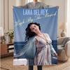 Lana Del Rey (28) Yumuşak Sıcak Flanel Battaniyeler Ev Dekorasyonu Hediyelik Rahat Battaniye