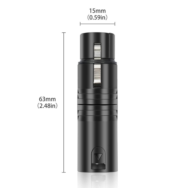 3Pin Extension Adapters Housing With Secure For Equipment Gaming Stream Portable Design