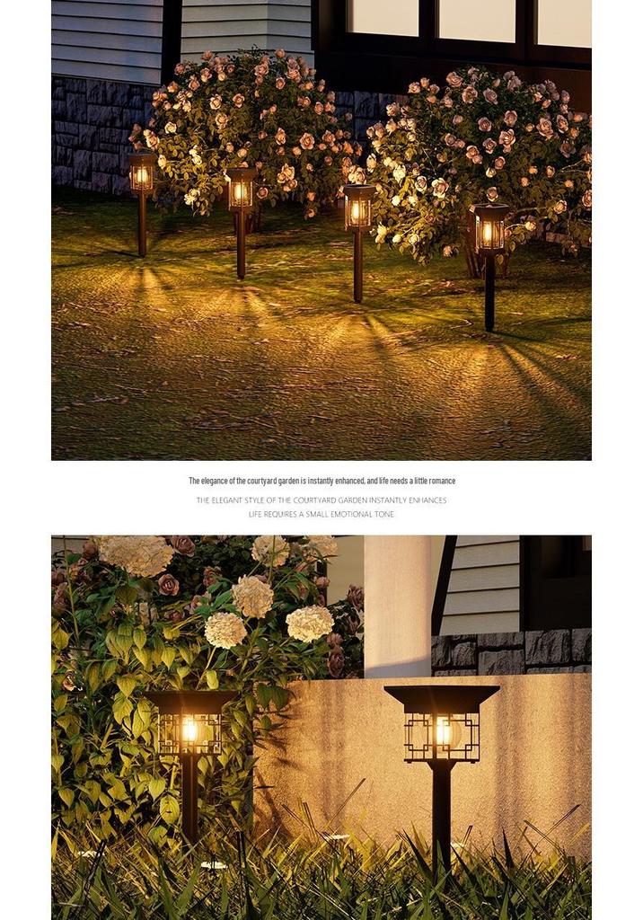 Waterproof Solar Lawn Light for Outdoor Villa Courtyard Decoration and Garden Landscape