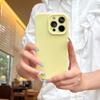 Niche solid color convex lens matte case for iPhone16Pro max mobile phone case Apple 15 new 14/13
