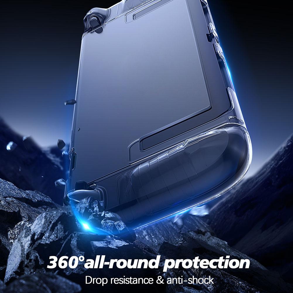 Transparent Protector Cover Anti-Scratch Protective Case Shockproof Game Console Cover Split Design for Switch 2 Accessories