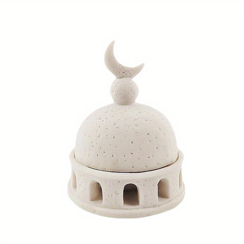 Castle Shape Middle East Aromatherapy Furnace Resin Architectural Style Ramadan Aromatherapy Cup Decorative