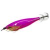 5Pcs 8cm Glow Squid Jigs Shrimp Lures Baits Squid Jigs Glow Jigs Hook for Freshwater Saltwater Fishing Artificial Baits
