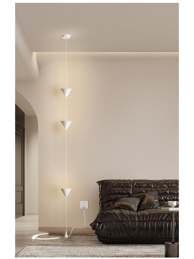 Creative Minimalist Hourglass Floor Lamp: Living Room, Bedroom Bedside, Wall Decoration, Ambient Light, Small Pendant Light