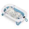 Folding Bathtub For Children, Infants With Thermometer And Insert Rk-287 White And Blue