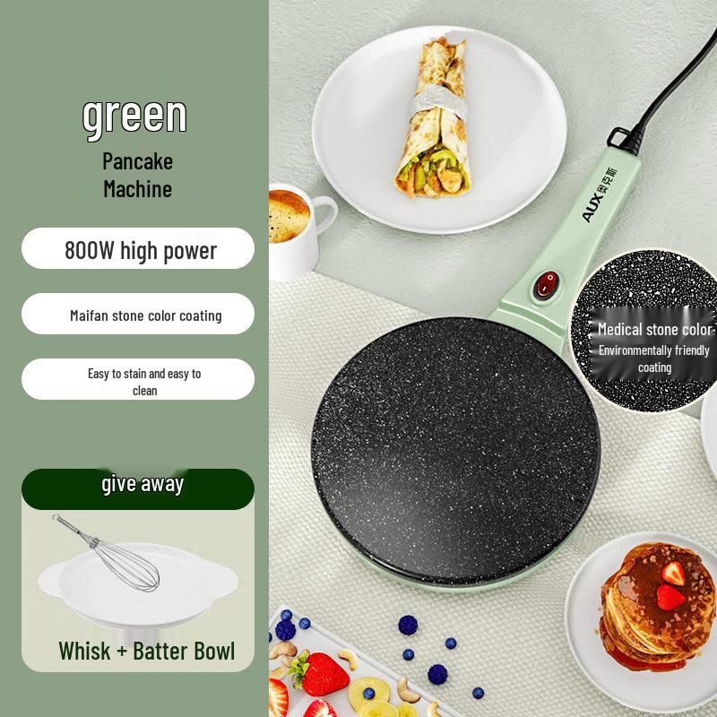 AUX Crepe and Spring Roll Maker - Pancake & Dough Cake Pan
