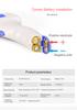 Stock Factory Electric LCD Screen Infrared Thermometer Forehead Gun Children Adult Non Contact Thermometer