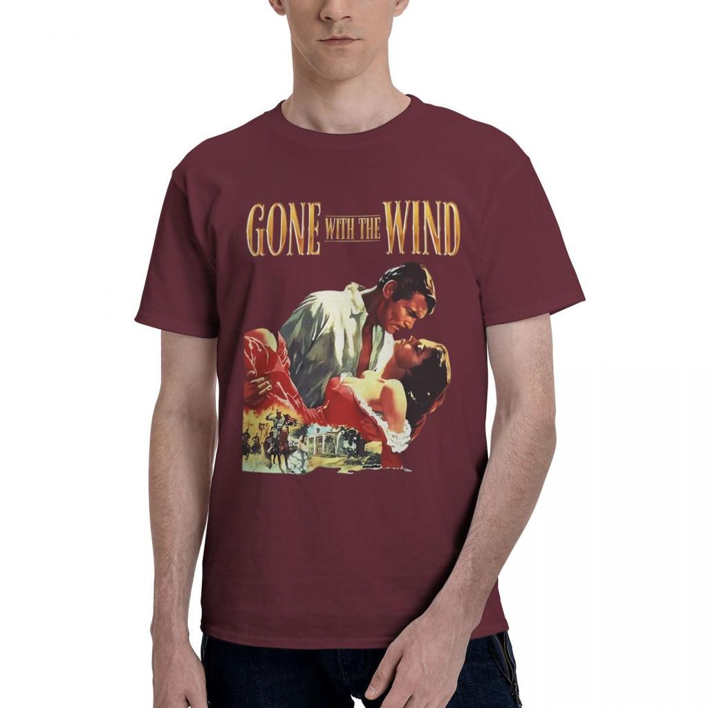Gone With The Wind 100 Cotton Casual Breathable Confortable T Shirt Funny TShirt For Men Mens Gifts