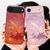 Green Maple Leaf Texture For iPhone 17 Air 16 E 15 14 13 Plus 12 Mini 17 Pro Max 11Pro XR Xs X 7 8 11 Tempered Glass Phone Case