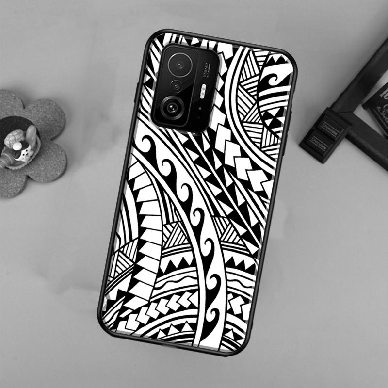 Maori Tribal Samoan Polynesian Case For Xiaomi 13 14 Ultra 11T 12T 13T 14T Pro POCO X7 Pro X3 X5 X6 F3 F5 F6 M6 Pro Cover