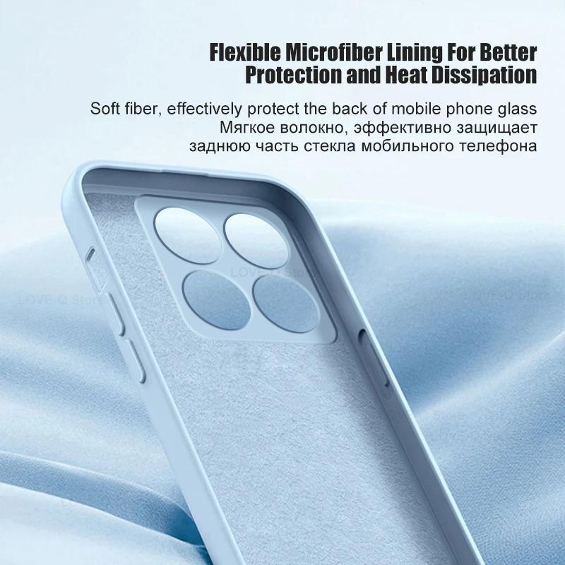 For Mi 14T Mi14T Pro Case Liquid Silicone Soft Phone Cases For Xiaomi Mi 14T Mi14T Pro Mi 14 T Pro Cover Xiaomi Accessories