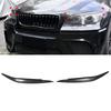 1 Pair Headlight Eyebrow Decorative Trim Left Right Headlamp Eyebrow Strip Trim for X6 E71 2008 to 2014
