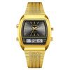 FOXBOX Mens Watch Luxury Sports Fashion Digital Men's Watches Waterproof Luminous Steel Quartz Wristwatches Reloj Hombre