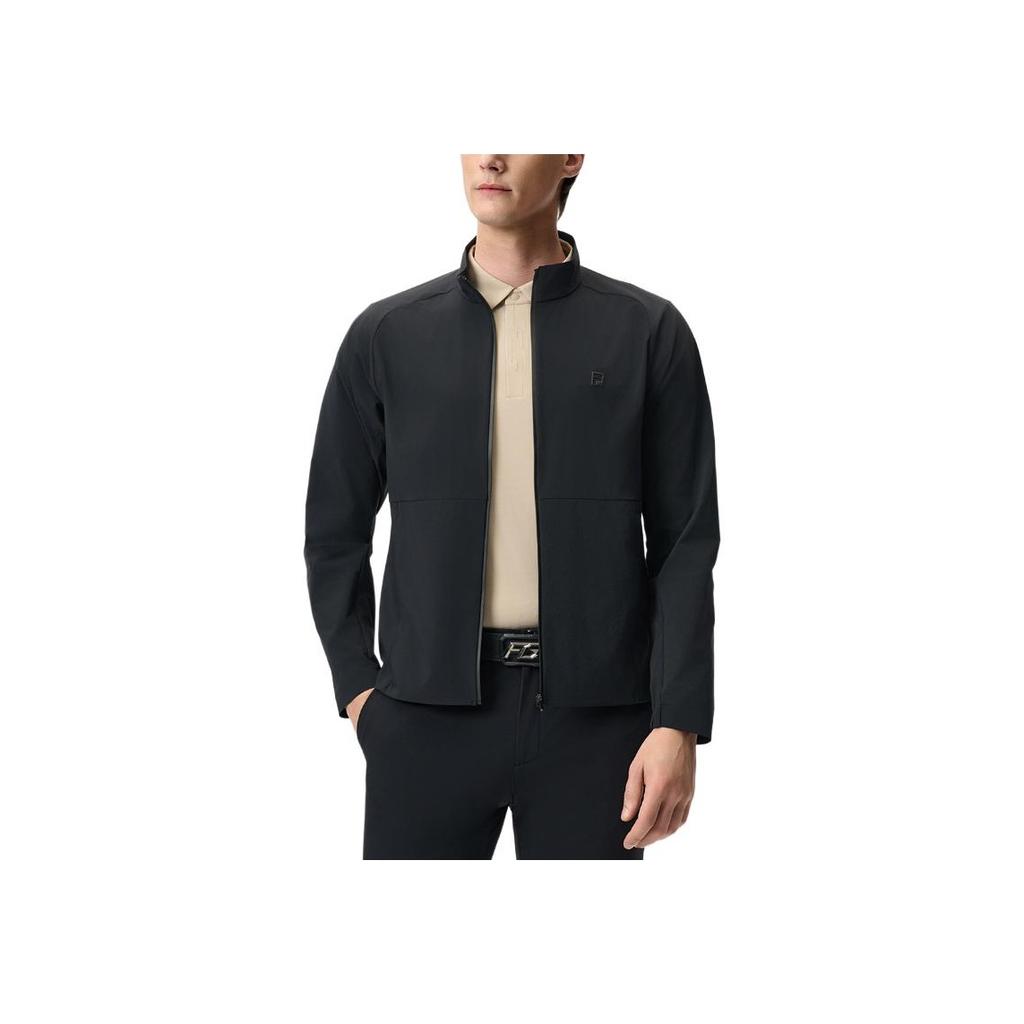 New FILA Golf Series Jacket Men's Pitch Black A11M525701F-BK