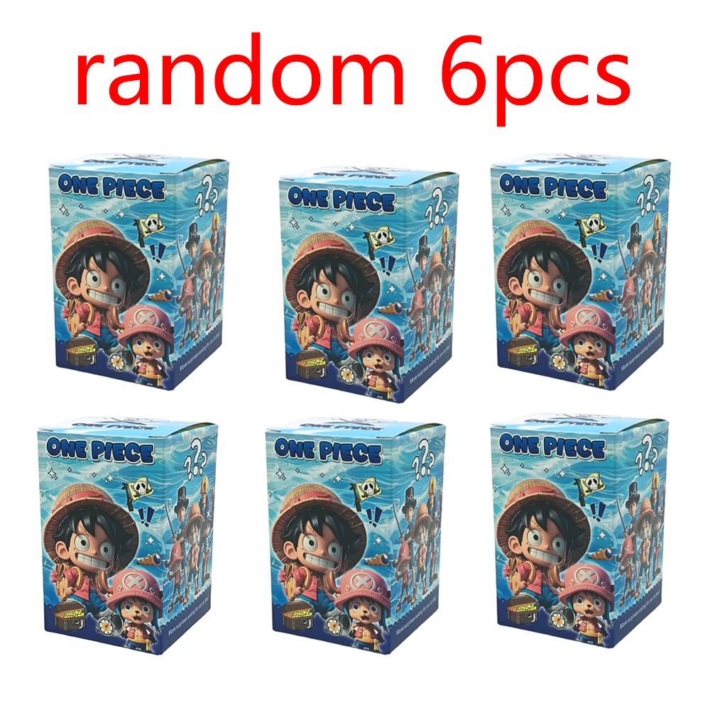 One Piece Anime Modell 8: One Piece Schiff Sun Merry Blackbeard Auto-Ornament Handgefertigt Blind Box
