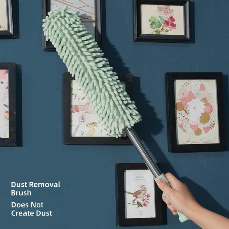 Flexible Extendable Cleaning Duster Up To 175cm With/without Washable Washing Cloth For Pet Hair Dust Removal