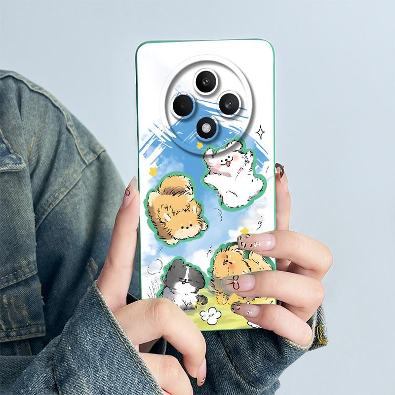 

Для OPPO Reno 12 F 4G Чехол Reno12 FS Reno12 F 5G Чехол для телефона Reno12F CPH2637 CPH2687 Задняя крышка Цветок Расписной Печатный Мягкий Funda Reno12 FS