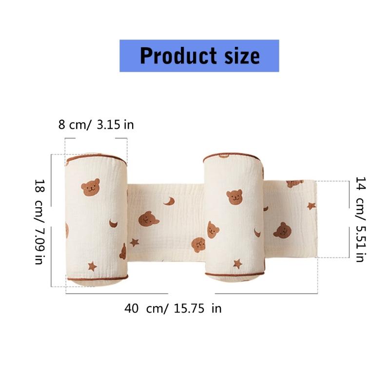 Comfortable Baby Pillow Soft & Breathable Pillow Gentle Support Baby Pillow Multiple Pattern for Cribs & Strollers