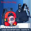 Space Explorer Kids School Backpack With Inflatable Straps For First Grade Students