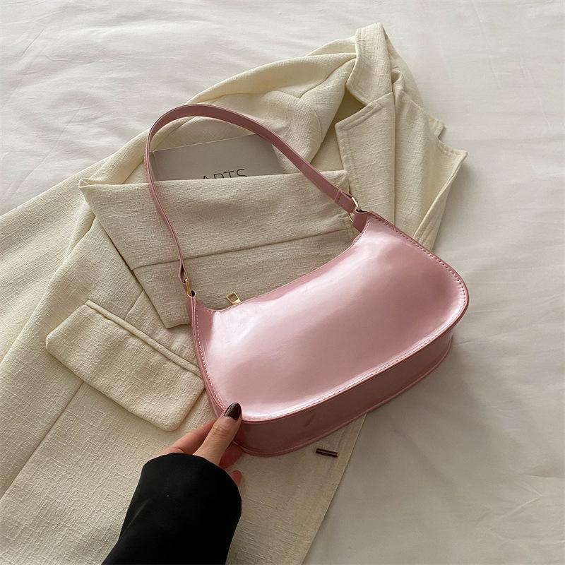 Korean Style Women's Shoulder Bag - 2024 Spring Versatile Small Square in Solid Colors