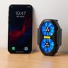 With Blue Light Mobile Phone Cooler Air Cooling Dual Fan Radiator  E-sports Live Streaming