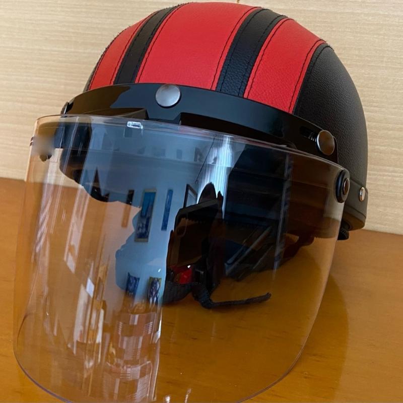 Visiera per Caschi da Moto 3-Scatto HelmetShield Accessori Antigraffio Parabrezza