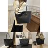 Borsa Nera Trendy da Donna con Materiale Resistente e Interno Spazioso per l'Uso Quotidiano