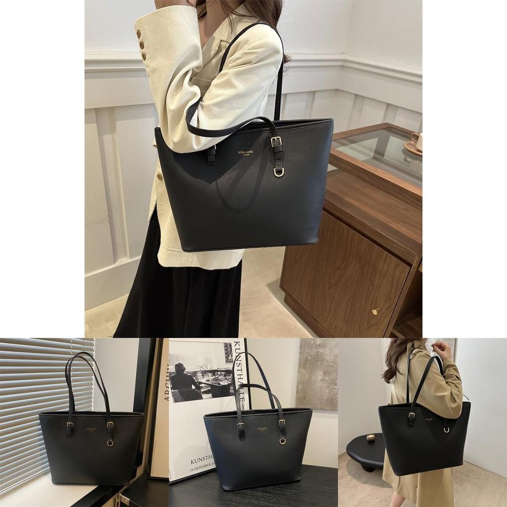 Borsa Nera Trendy da Donna con Materiale Resistente e Interno Spazioso per l'Uso Quotidiano