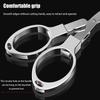 Handy Multifunctional Scissors: Portable Folding Carbon Steel Tool for Needlework and Fishing Tasks