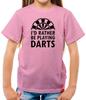 Lieber Darts spielen – Kinder-T-Shirt – Bullseye 180 Dart Littler Gerwen