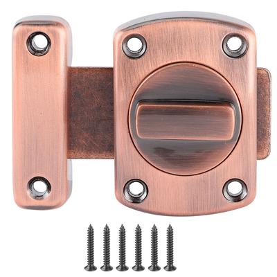 Zinc Alloy Sliding Door Lock Latch Bolt Buckle for Cabinet Closet Cupboard AccessoryBolt Lock L