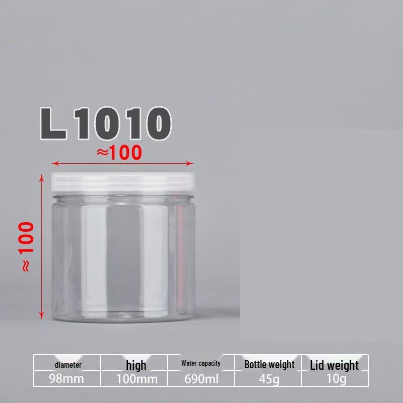 Yunrui Transparent PP Storage Jar