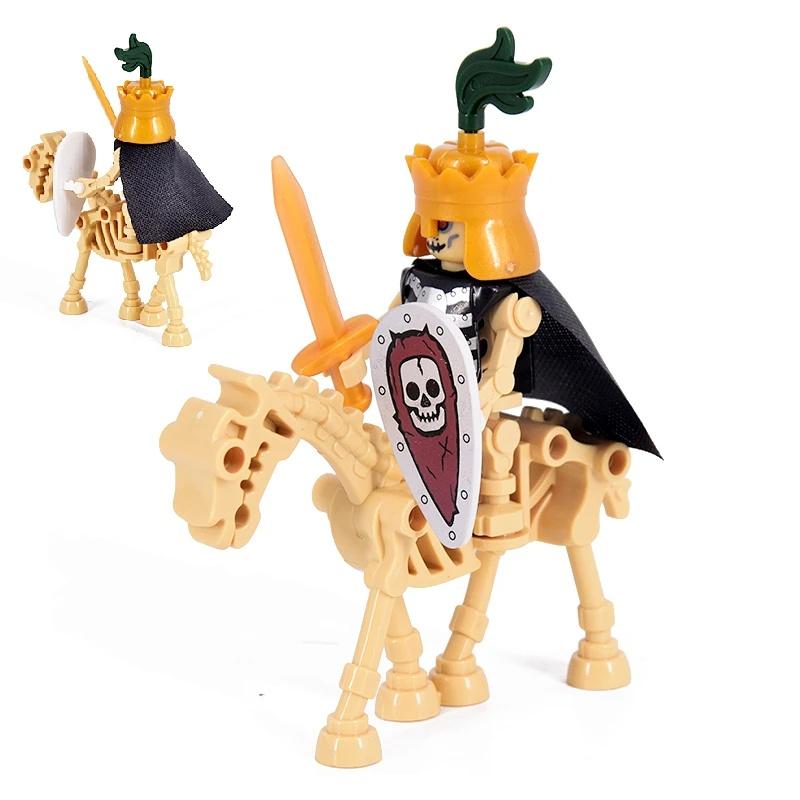Mittelalterlicher Ritter Antiker Soldat Minifigur Montage Bausteine