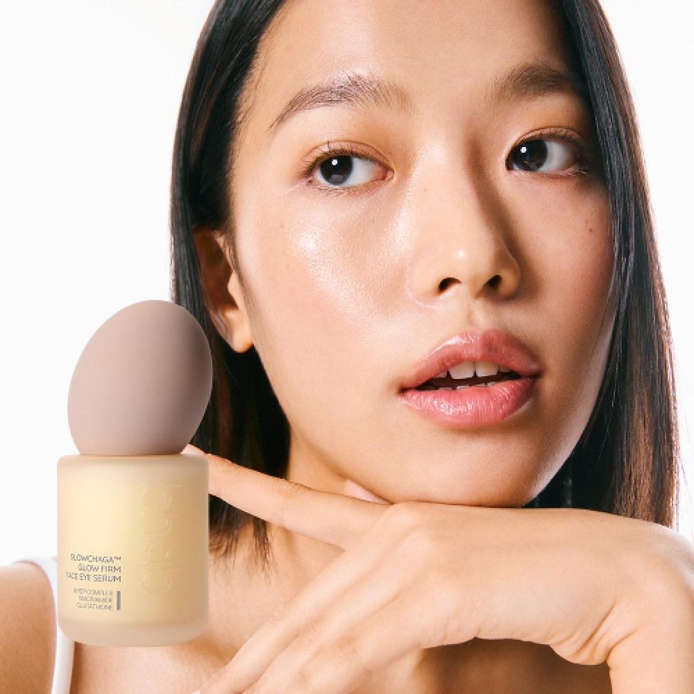 Bhab Slow Cha Glow Brightening Face Eye Serum 50ml FREE