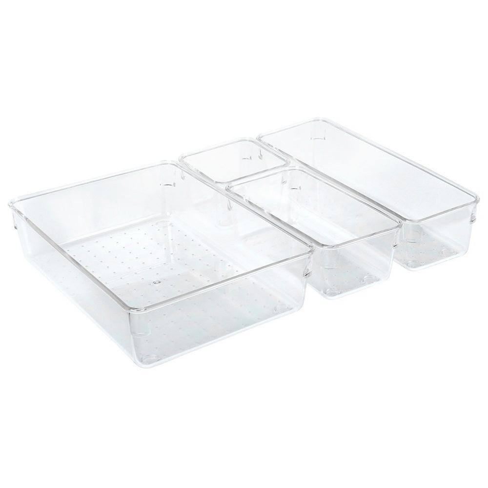 Container Organizer Boxes for Cosmetics Jewelry Brushes for Drawers Cabinets
