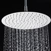 304 Stainless Steel Ultra Slim Modern Rainfall Shower Head & Freestanding Bathtub Faucet for Bathroom 4-12 Inch Sizes