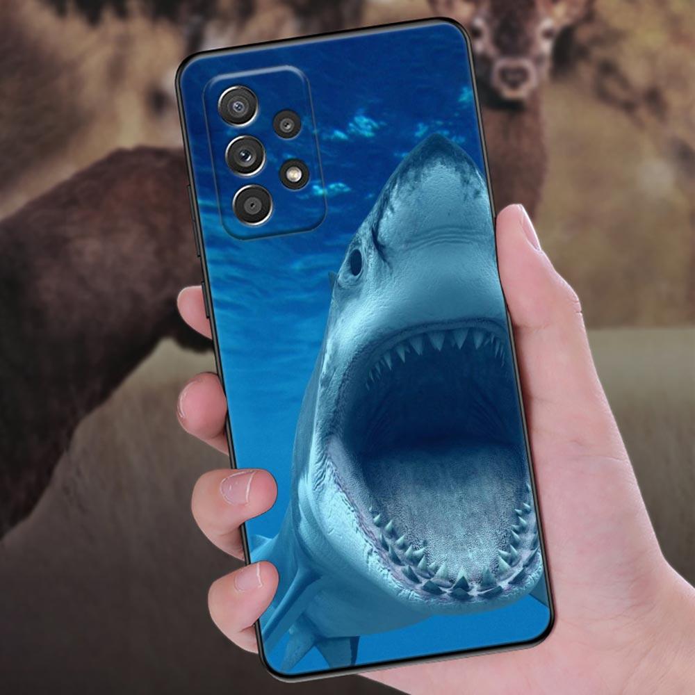 Whale Shark Ocean Phone Cover Galaxy A55 5G Case For Samsung A35 A34 A53 A54 A52 A51 A71 A73 A72 A42 A91 A31 A32 A33 Back Cases