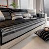 Autumn Home Non-slip Black White Sofa Cushion Couch Sofa Covers Mat Chenille Slipcover Funda Sofa Mat