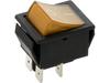 Illuminated Switch Large Yellow Dc 12V