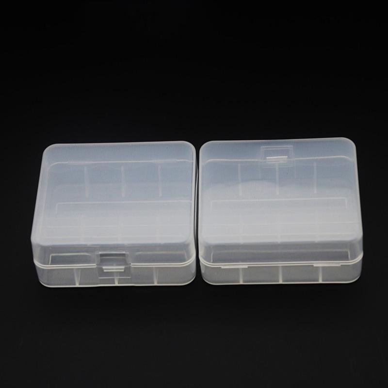 2X 26650 Battery Storage Case Holder Plastic Durable Organizer Safe Battery Protection for Home and Travel