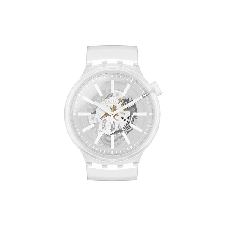SWATCH Women s 47mm White Watch SO27E106 SO27E106 White Dial