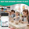 Air Dry Clay Varnish 120ml Safe Air Dry Clay Gloss for Acrylic Air Dry Clay Sealant High Gloss Varnish Long-Lasting Glossy Clay