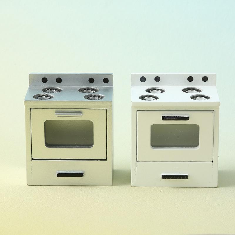 1/12 Puppenhaus Simulation Gasherd Modell Puppenhaus Mini Küche Küchengeschirr Möbel Dekor Puppen Rollenspiel Spielzeug