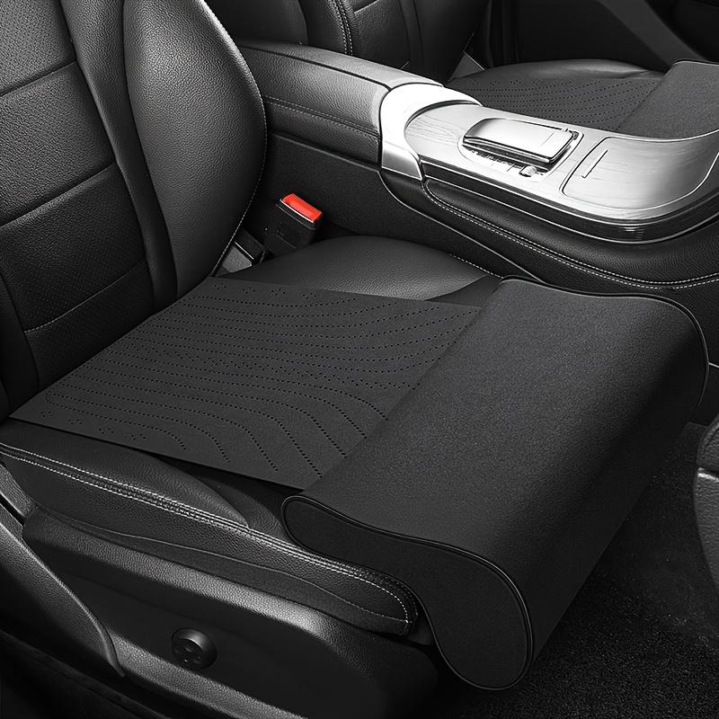 Car Seat Extender Leg Cushions For Driver Leather Universal Leg Support Pillow Cover Memory Foam Auto Seat Extender Padding Mats