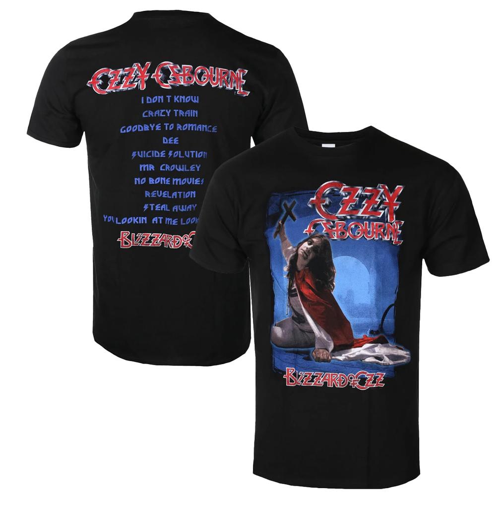 Ozzy Osbourne Graphic  T-shirt Unisex Men Women Summer Cotton Short Sleeve Fashion Top Casual Vintage Fashion Brand Daily Tee