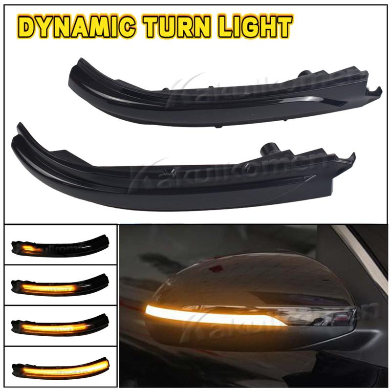 2pcs Side Mirror indicator Dynamic Sequential Flowing LED Turn Signal Light For Kia Optima K5 MK4 JF 2016 2017 2018 2019 2020