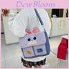 Adorable Plush Animal Pattern Handbag For Girls Spacious Commuting And School Use
