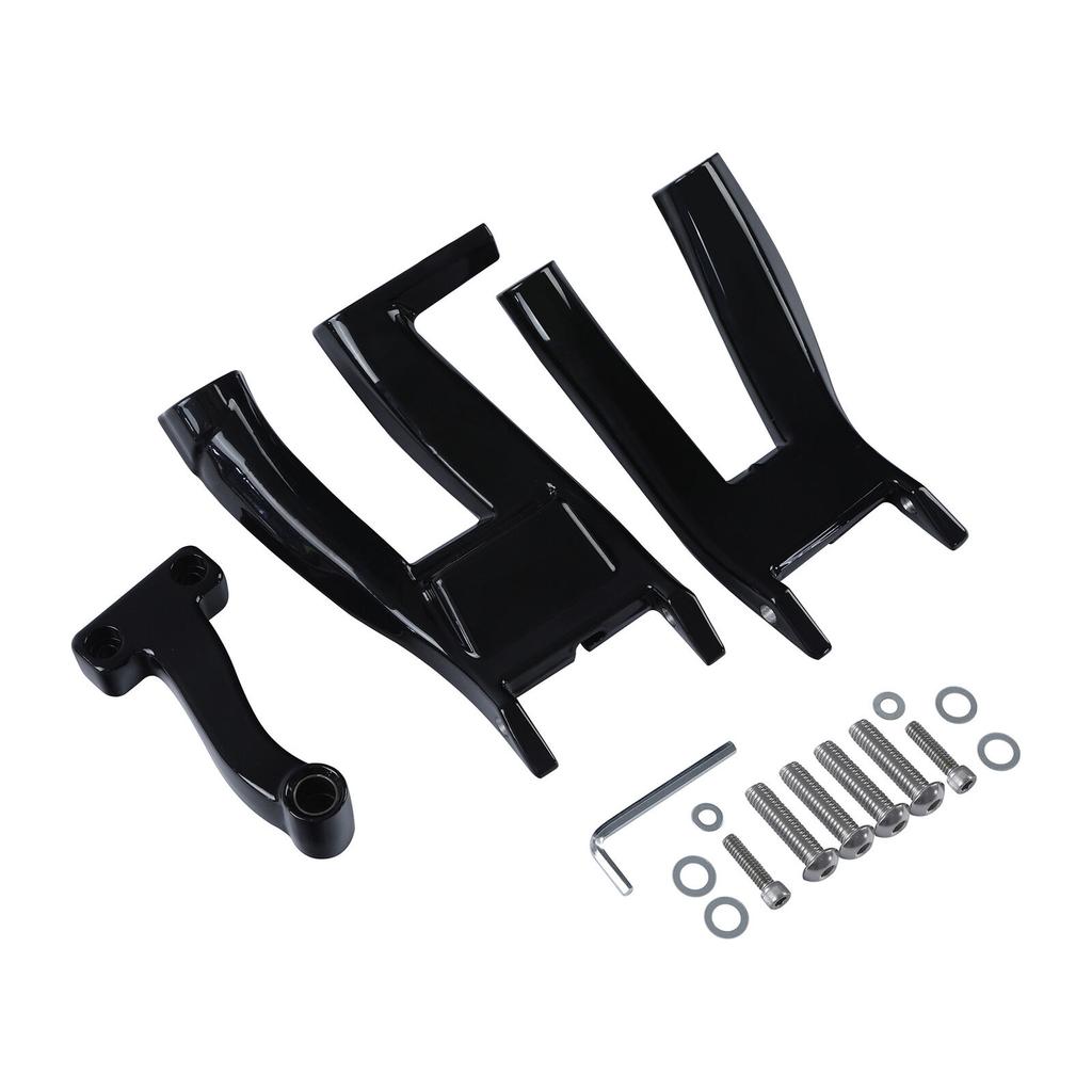 Motorcycle Front Rider Driver Floorboard Mount Kit For Harley Softail Slim FLSL Deluxe 2018-2023